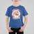 Funny Pink Christmas Retro Black Santa T Shirt For Kid Holly Jolly Vibes - Wonder Print Shop