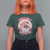 Funny Pink Christmas Retro Black Santa T Shirt For Women Holly Jolly Vibes - Wonder Print Shop