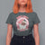 Funny Pink Christmas Retro Black Santa T Shirt For Women Holly Jolly Vibes - Wonder Print Shop
