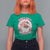 Funny Pink Christmas Retro Black Santa T Shirt For Women Holly Jolly Vibes - Wonder Print Shop