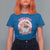 Funny Pink Christmas Retro Black Santa T Shirt For Women Holly Jolly Vibes - Wonder Print Shop