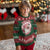 Funny Pink Xmas Retro Black Santa Ugly Christmas Sweater Holly Jolly Vibes - Wonder Print Shop