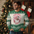 Funny Pink Xmas Retro Black Santa Ugly Christmas Sweater Holly Jolly Vibes - Wonder Print Shop