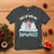 Funny Christmas Snowman T Shirt Chillin' With My Snowmies Squad - Wonder Print Shop