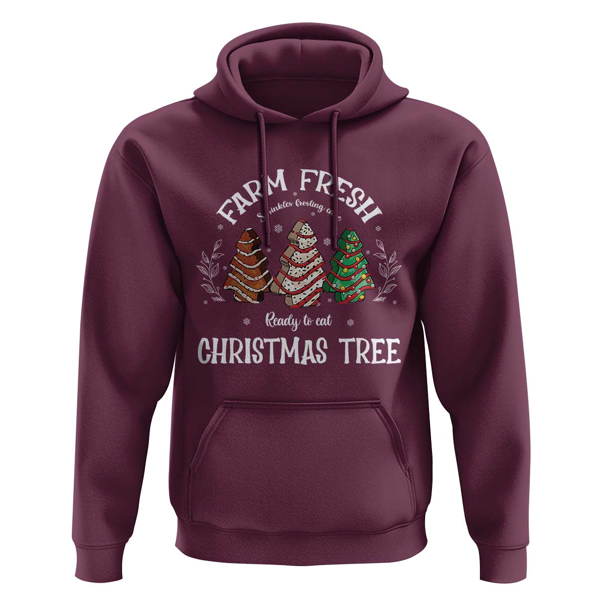Xmas Hoodie Farm Fresh Sprinkles Frosting Cake Ready To Eat Christmas Tree