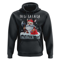 Viking Christmas Hoodie Fa La La La Valhalla La Viking Santa Gnome