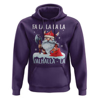 Viking Christmas Hoodie Fa La La La Valhalla La Viking Santa Gnome