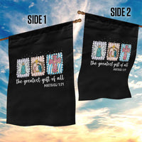 Christian Christmas Garden Flag The Greatest Gift Of All Jesus Nativity Scene - Wonder Print Shop