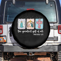Christian Christmas Spare Tire Cover The Greatest Gift Of All Jesus Nativity Scene - Wonder Print Shop