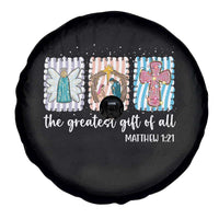 Christian Christmas Spare Tire Cover The Greatest Gift Of All Jesus Nativity Scene - Wonder Print Shop