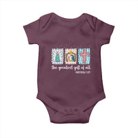 Christian Christmas Baby Onesie The Greatest Gift Of All Jesus Nativity Scene - Wonder Print Shop