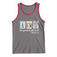 Christian Christmas Tank Top The Greatest Gift Of All Jesus Nativity Scene - Wonder Print Shop