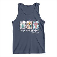 Christian Christmas Tank Top The Greatest Gift Of All Jesus Nativity Scene - Wonder Print Shop