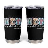 Christian Christmas Tumbler Cup The Greatest Gift Of All Jesus Nativity Scene - Wonder Print Shop