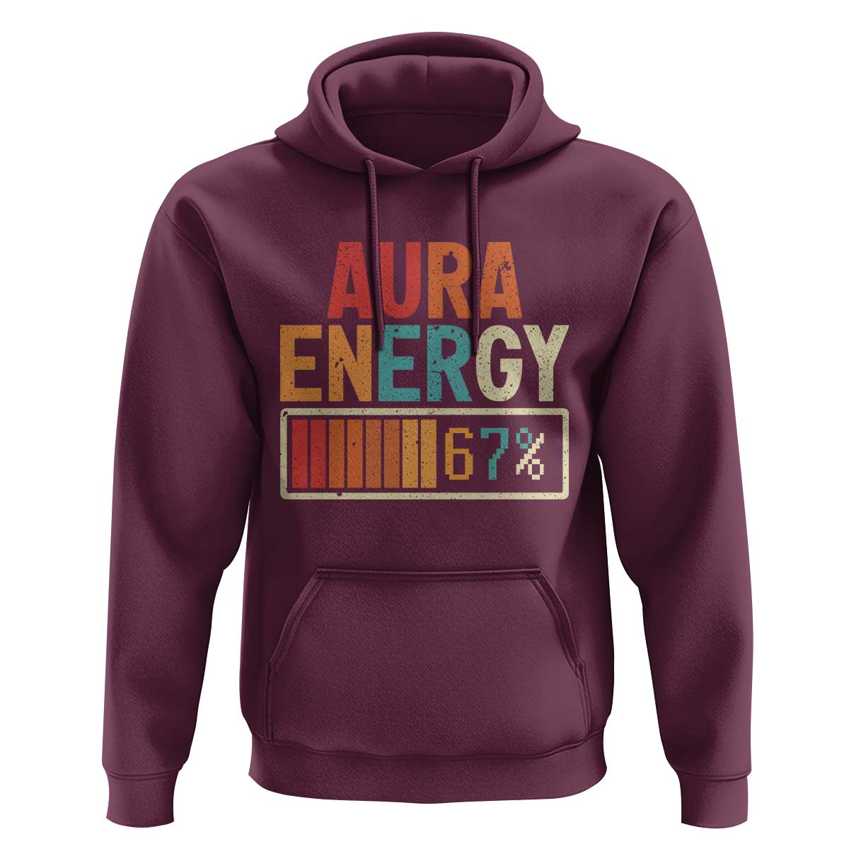 Funny Aura Energy At 67 Hoodie Six Seven Meme Gen Alpha Slang - Wonder Print Shop