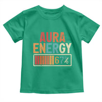 Funny Aura Energy At 67 Toddler T Shirt Six Seven Meme Gen Alpha Slang - Wonder Print Shop