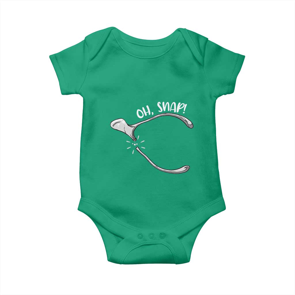 Funny Thanksgiving Oh Snap Baby Onesie Turkey Wishbone - Wonder Print Shop