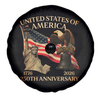 America's 250th Anniversary Spare Tire Cover United States Of America 250th Independence Day Freedom - Wonder Print Shop