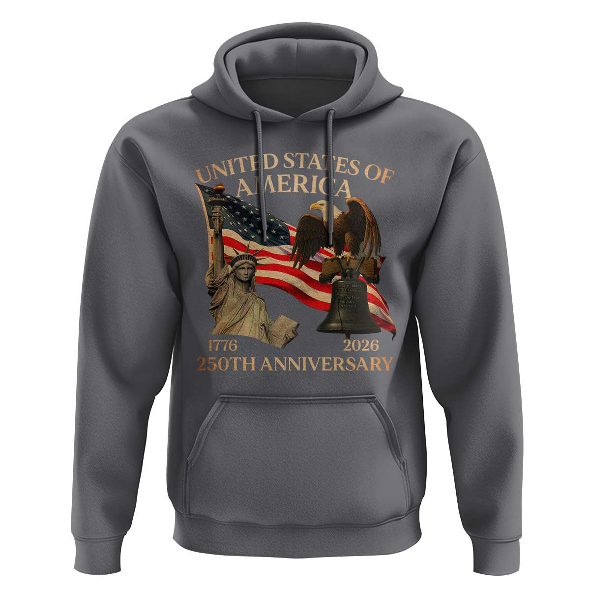 America's 250th Anniversary Hoodie United States Of America 250th Independence Day Freedom - Wonder Print Shop
