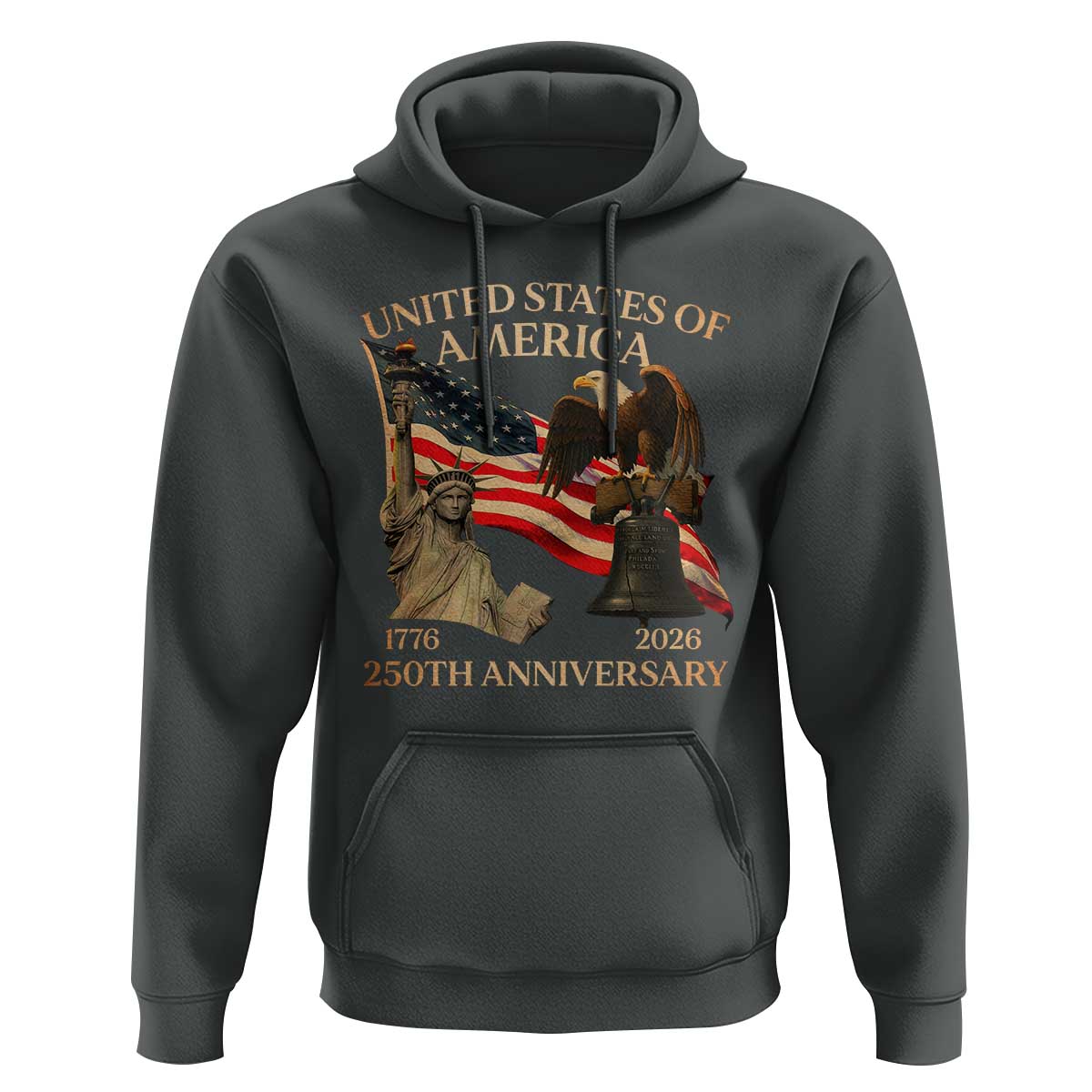 America's 250th Anniversary Hoodie United States Of America 250th Independence Day Freedom - Wonder Print Shop