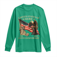America's 250th Anniversary Long Sleeve Shirt United States Of America 250th Independence Day Freedom - Wonder Print Shop