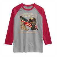 America's 250th Anniversary Raglan Shirt United States Of America 250th Independence Day Freedom - Wonder Print Shop