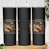 America's 250th Anniversary Skinny Tumbler United States Of America 250th Independence Day Freedom - Wonder Print Shop