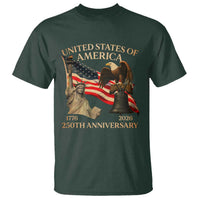 America's 250th Anniversary T Shirt United States Of America 250th Independence Day Freedom - Wonder Print Shop