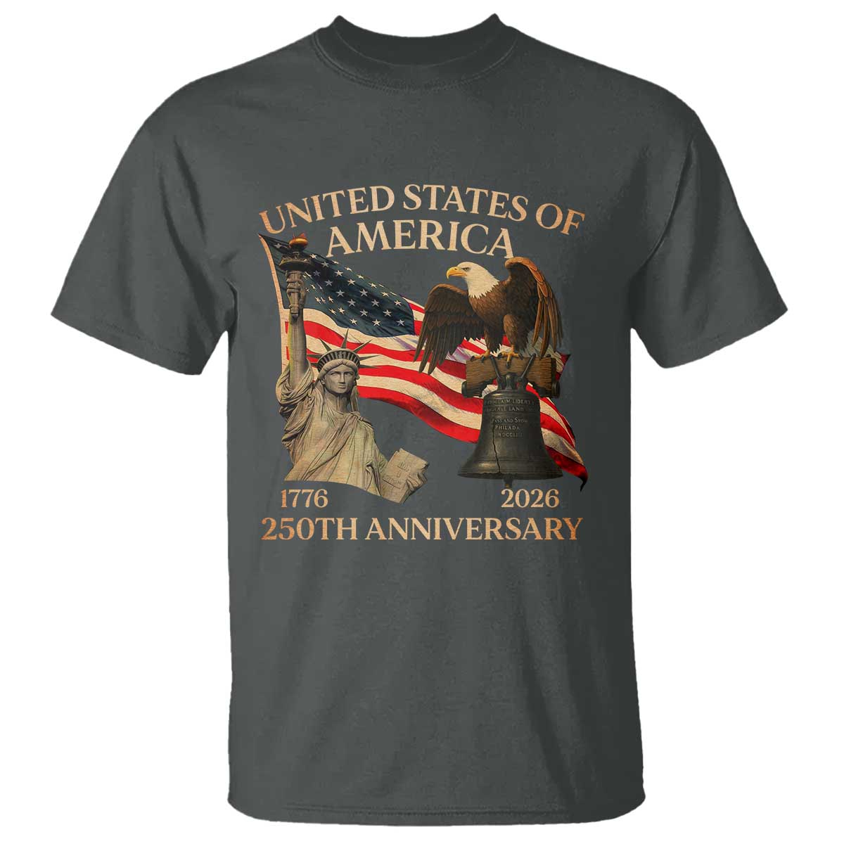 America's 250th Anniversary T Shirt United States Of America 250th Independence Day Freedom - Wonder Print Shop