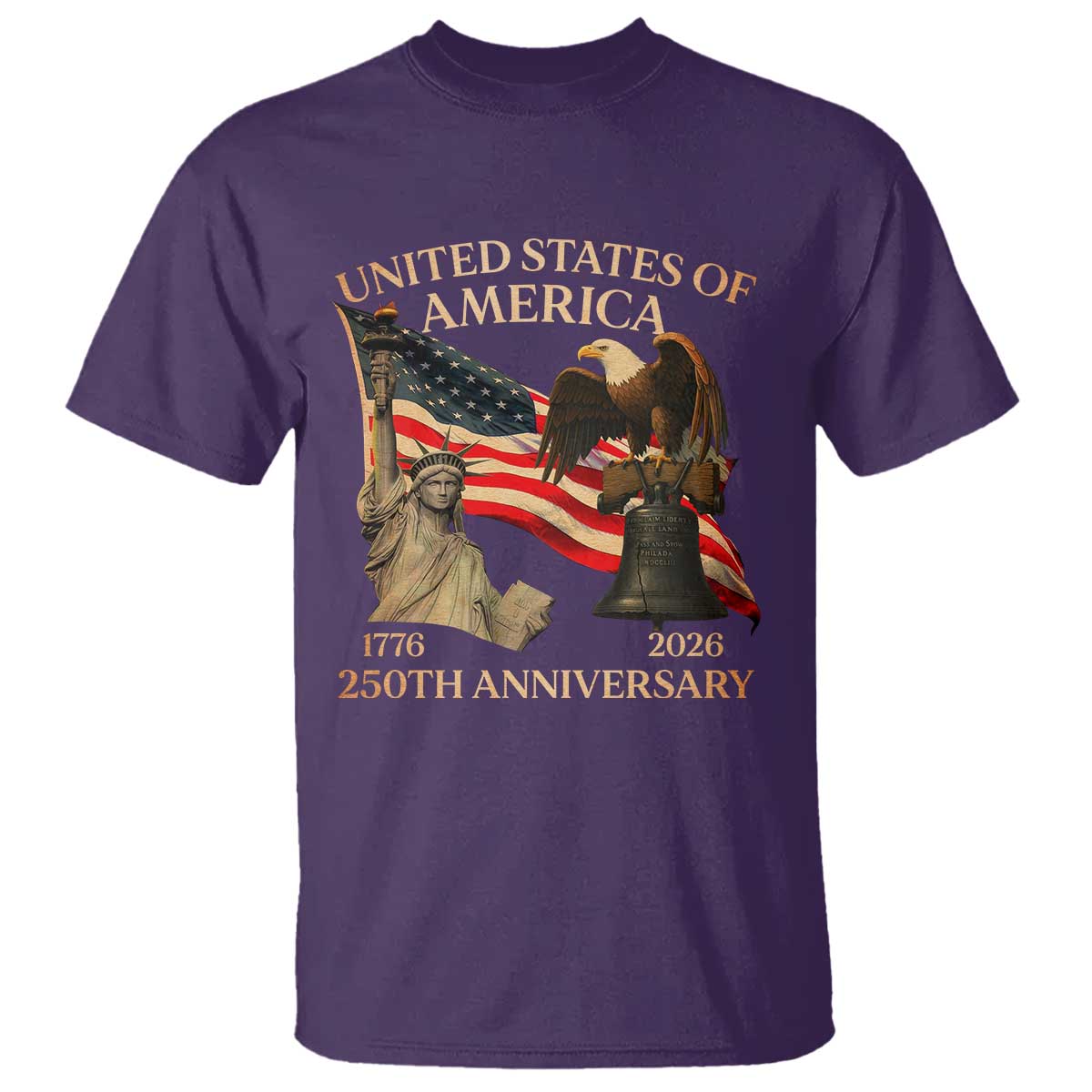 America's 250th Anniversary T Shirt United States Of America 250th Independence Day Freedom - Wonder Print Shop