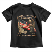 America's 250th Anniversary Toddler T Shirt United States Of America 250th Independence Day Freedom - Wonder Print Shop