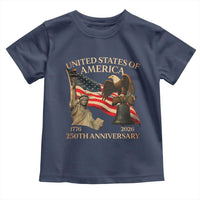 America's 250th Anniversary Toddler T Shirt United States Of America 250th Independence Day Freedom - Wonder Print Shop
