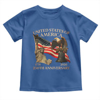 America's 250th Anniversary Toddler T Shirt United States Of America 250th Independence Day Freedom - Wonder Print Shop