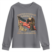 America's 250th Anniversary Youth Sweatshirt United States Of America 250th Independence Day Freedom - Wonder Print Shop