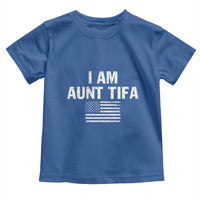 Funny I Am Aunt Tifa Toddler T Shirt Political Satire Vintage American Flag - Wonder Print Shop