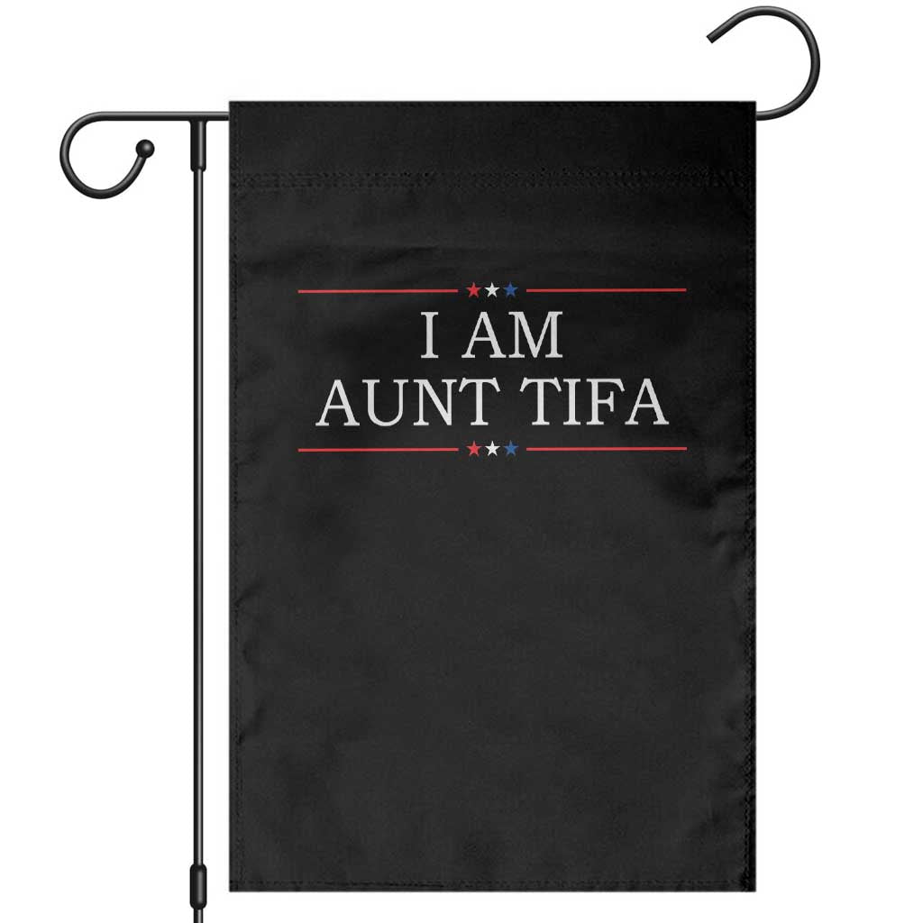 Funny I Am Aunt Tifa Garden Flag Political Satire Stars And Stripes - Wonder Print Shop