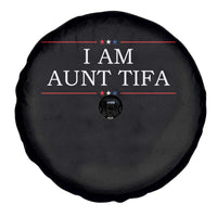 Funny I Am Aunt Tifa Spare Tire Cover Political Satire Stars And Stripes - Wonder Print Shop