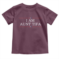 Funny I Am Aunt Tifa Toddler T Shirt Political Satire Stars And Stripes - Wonder Print Shop