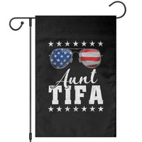 Funny Aunt Tifa Garden Flag Political Satire American Flag Sunglasses - Wonder Print Shop