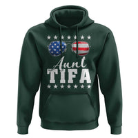 Funny Aunt Tifa Hoodie Political Satire American Flag Sunglasses - Wonder Print Shop