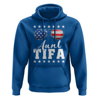 Funny Aunt Tifa Hoodie Political Satire American Flag Sunglasses - Wonder Print Shop