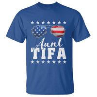 Funny Aunt Tifa T Shirt Political Satire American Flag Sunglasses - Wonder Print Shop