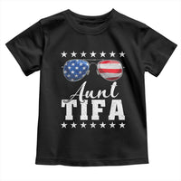 Funny Aunt Tifa Toddler T Shirt Political Satire American Flag Sunglasses - Wonder Print Shop