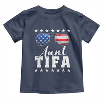 Funny Aunt Tifa Toddler T Shirt Political Satire American Flag Sunglasses - Wonder Print Shop
