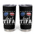 Funny Aunt Tifa Tumbler Cup Political Satire American Flag Sunglasses - Wonder Print Shop