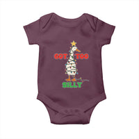 Funny Christmas Silly Goose Baby Onesie Got Too Silly Goose Pun Humor Xmas Tree - Wonder Print Shop