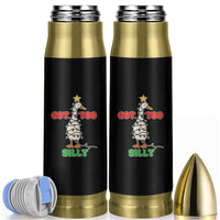 Funny Christmas Silly Goose Bullet Tumbler Got Too Silly Goose Pun Humor Xmas Tree - Wonder Print Shop