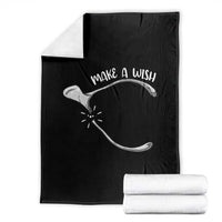 Funny Thanksgiving Turkey Wishbone Throw Blanket Make A Wish Chicken Turkey - Wonder Print Shop