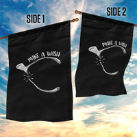 Funny Thanksgiving Turkey Wishbone Garden Flag Make A Wish Chicken Turkey - Wonder Print Shop