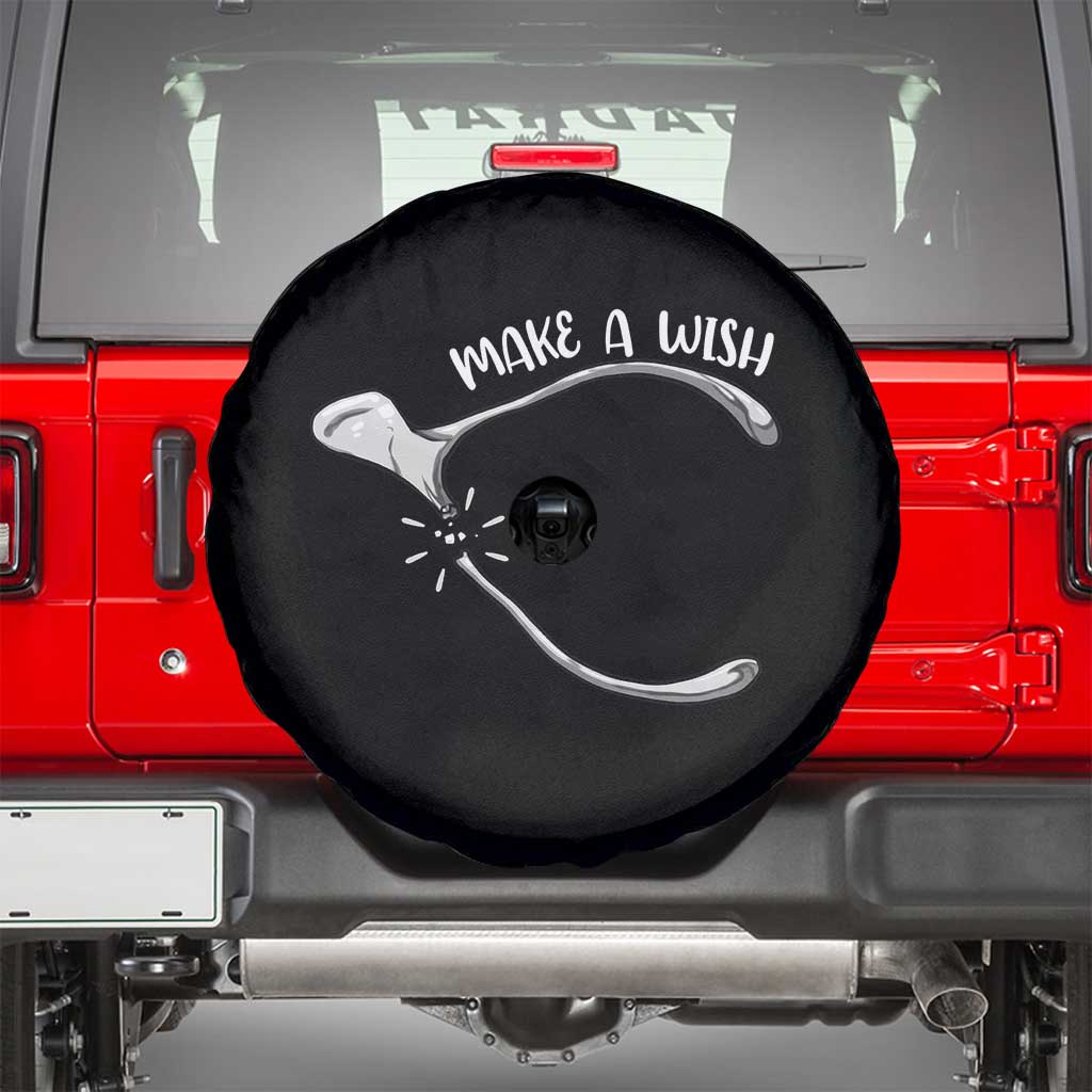 Funny Thanksgiving Turkey Wishbone Spare Tire Cover Make A Wish Chicken Turkey - Wonder Print Shop
